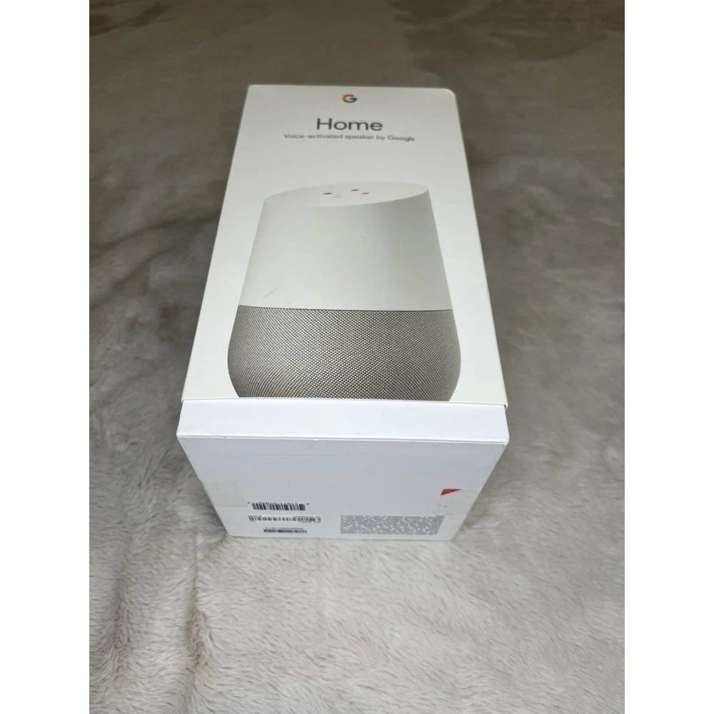 Google Home Smart Speaker Voice Activated Google Assistant White NIB